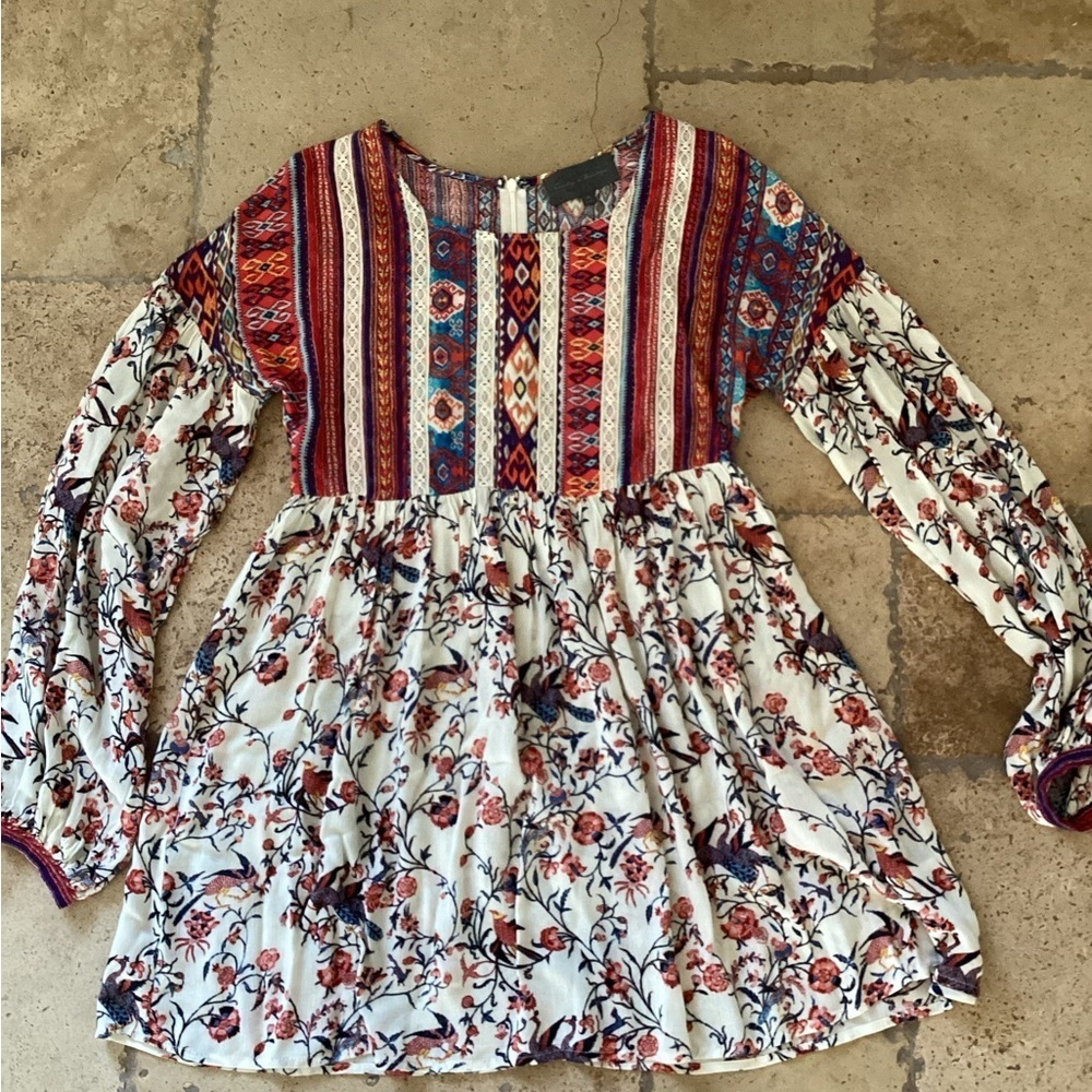 Anthropologie Sunday in Brooklyn Floral Tunic Dress Top Sz M
@17